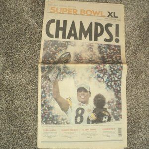 Pittsburgh Steelers Super Bowl XL 2006 Newspaper Edition Tribune-Review 22 Pages